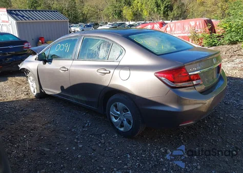 2015 Honda Civic Lx из США, поврежденный, VIN 19XFB2F51FE250091